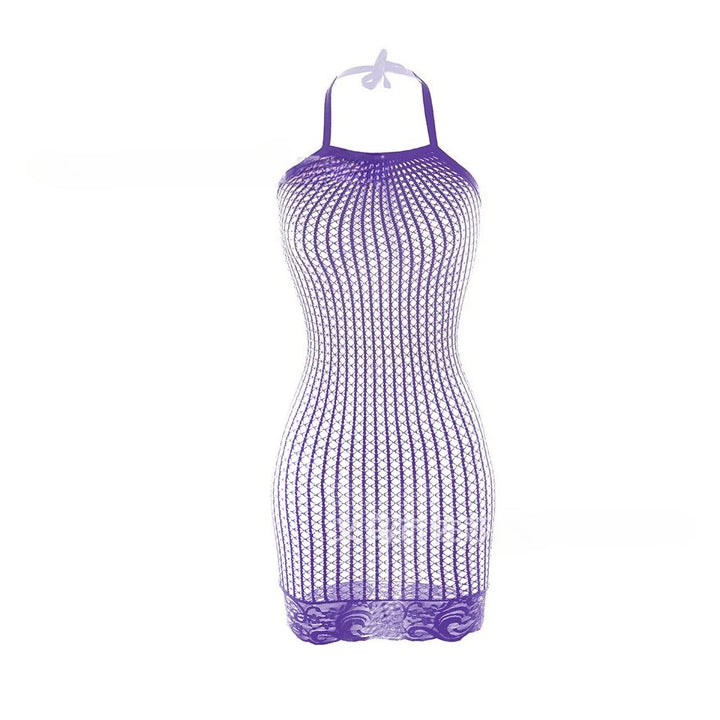 Sexy Fishnet Cover Up Dress Beachwear See Through