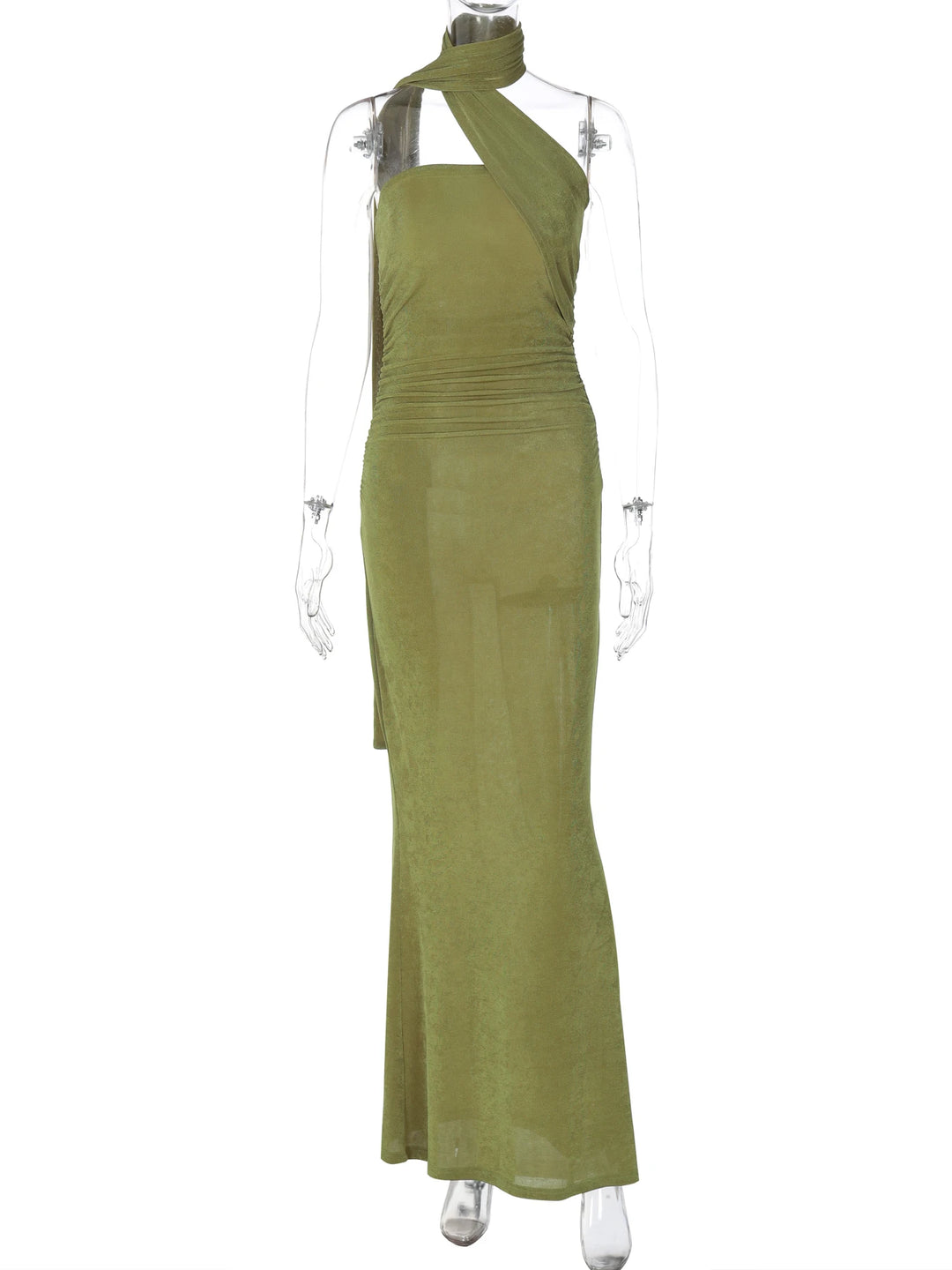 Sexy Halter Backless Bodycon Maxi Dress Evening