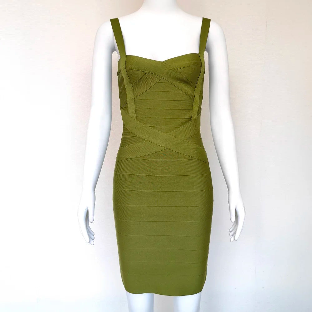 Beaukey Royal Blue Knit Bandage Dress Signature