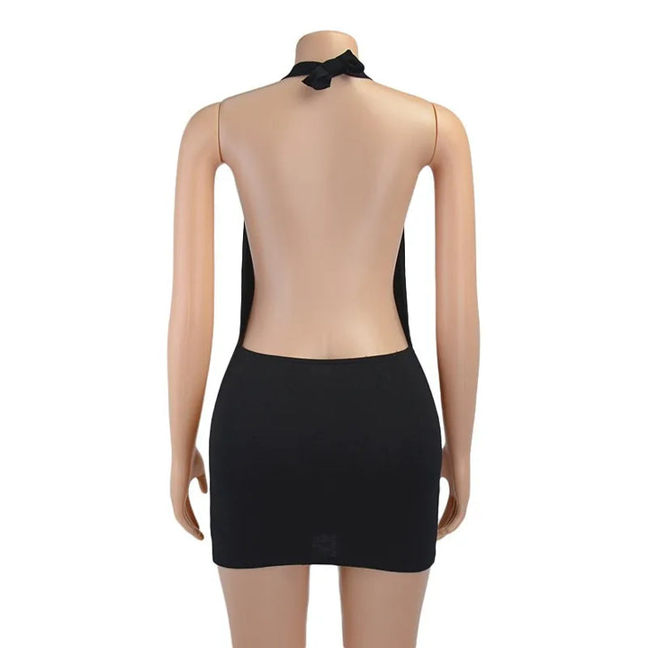 Chic Backless Bodycon Dress For Elegant Summer