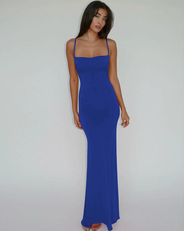 Lux Y2K Knit Maxi Dress Premium Fit