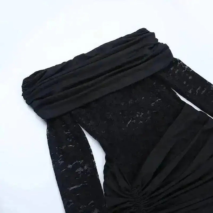 Elegant Lace Mini Dress Exclusive Tailored Off