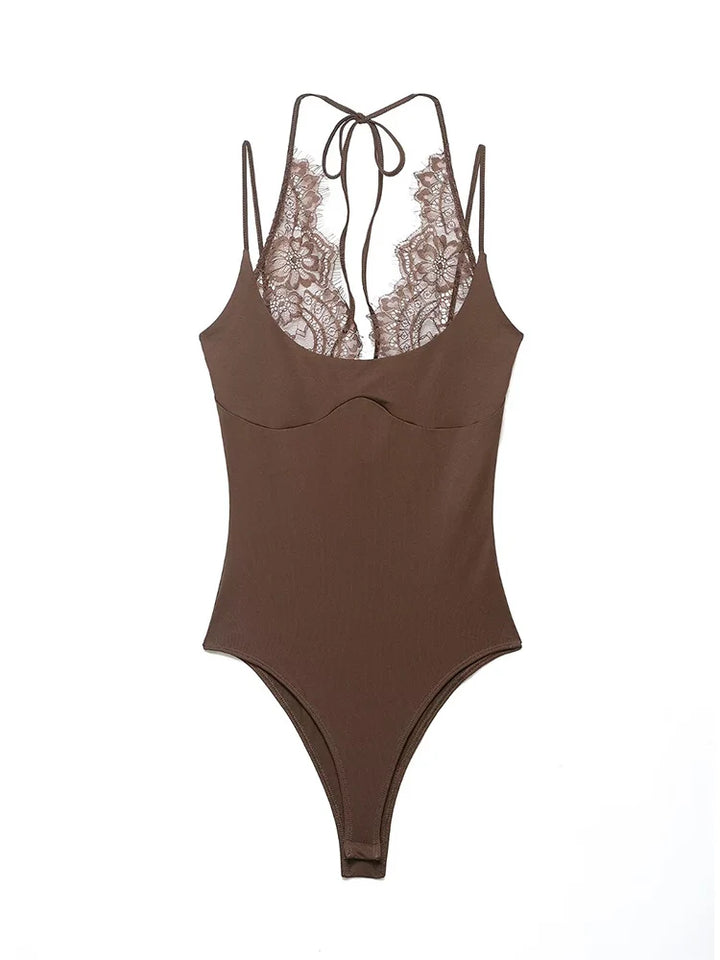 Sexy Slim Lace Bodysuit For Women Ch