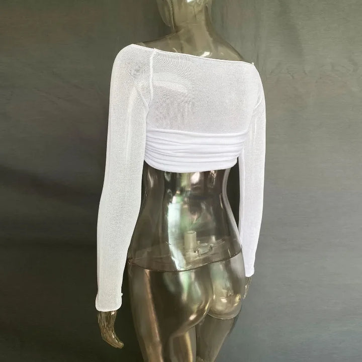 Tornova Mesh Bodysuit With Exquisite Twist Back