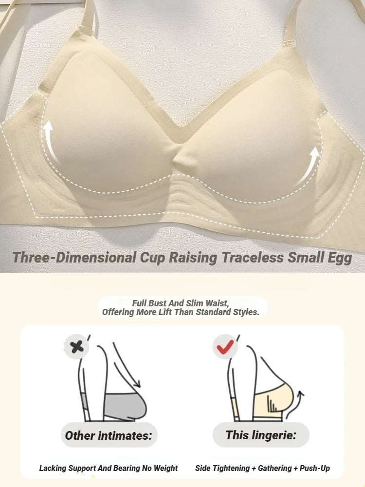 Small Breast Seamless Bra Women&