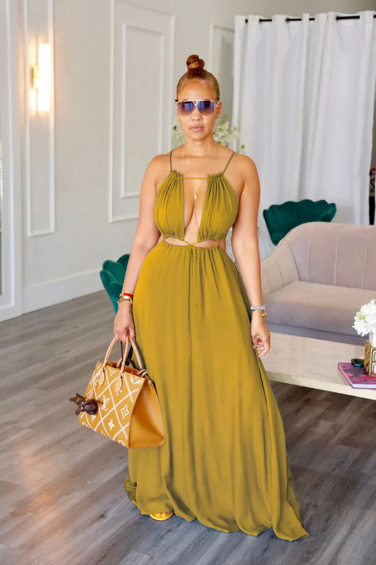 Elegant 2025 Summer Long Dress For Women Club