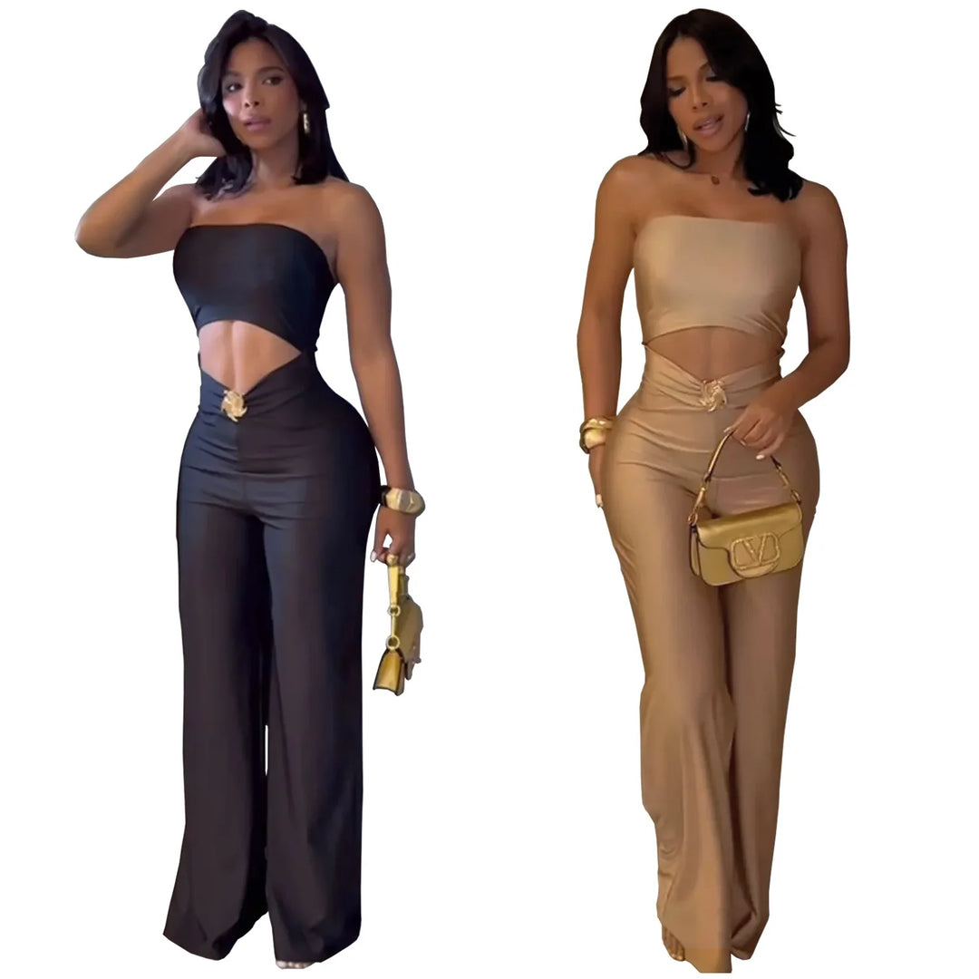 Fagadoer Women Elegant Sleeveless Stretch