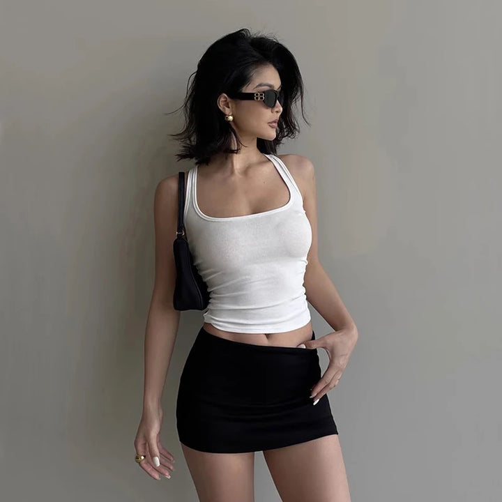 Sculpted Knit Crop Top Df997 For Fitness