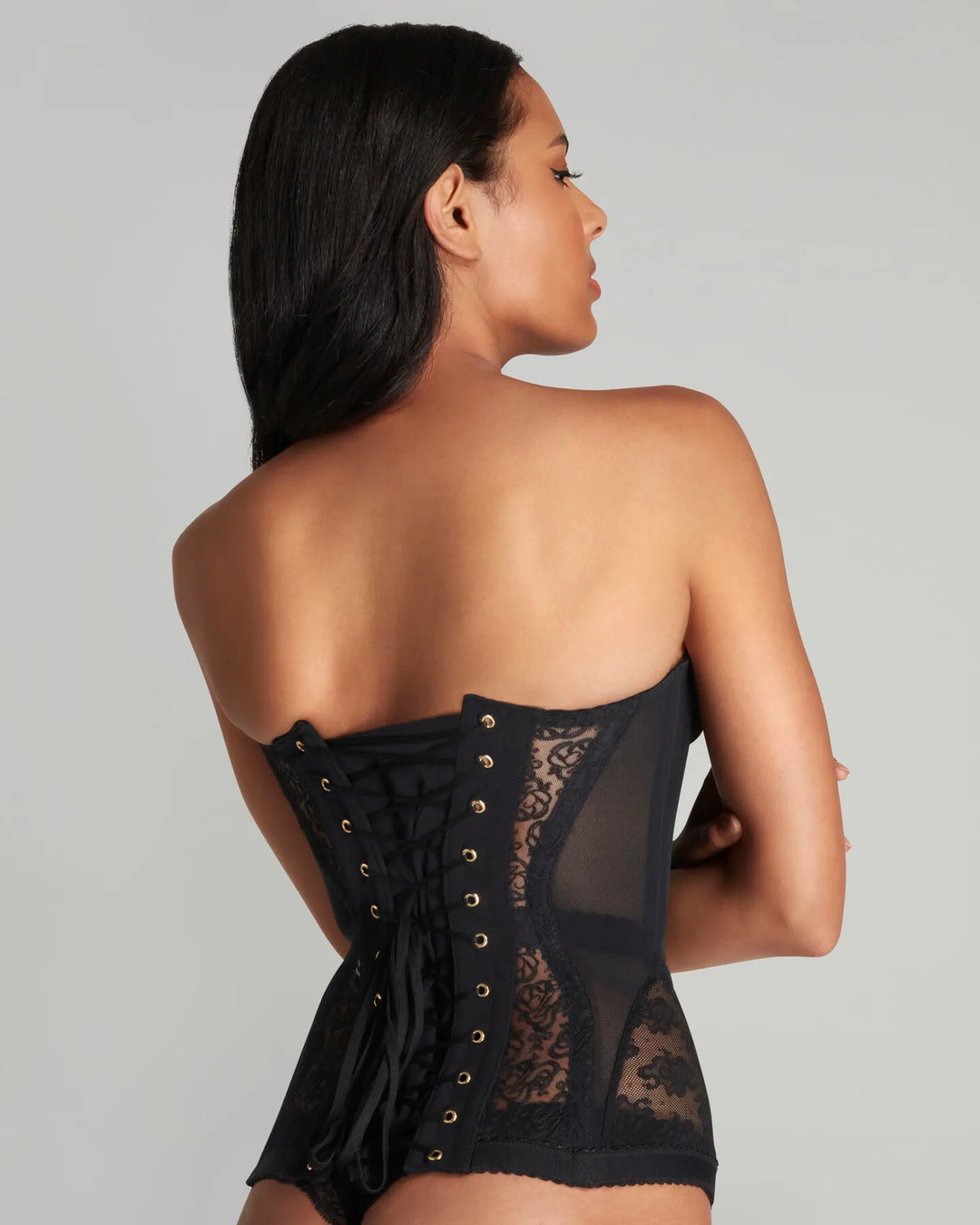 Elegant 3D Floral Sleeveless Corset Vest