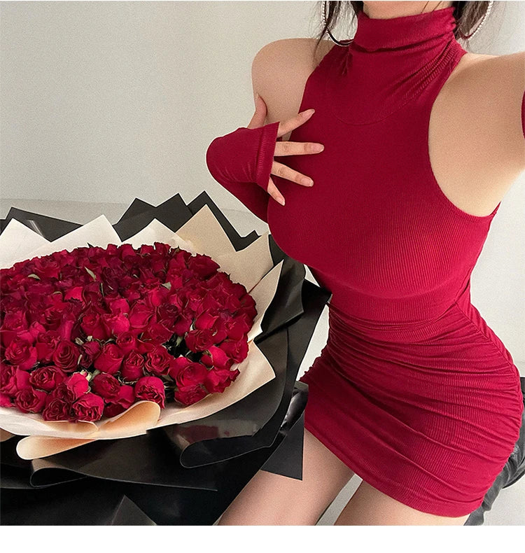 Jeyongzoo Woven Bodycon Dress For Elegant Boutique