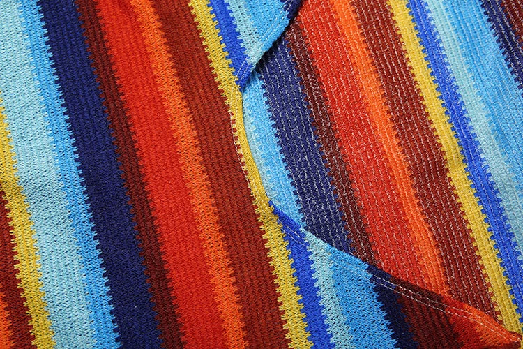 Kliou Atelier Stripe Patchwork Mini Dress Private