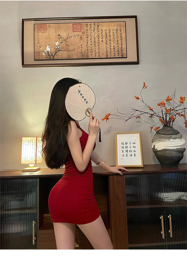 Jeyongzoo Woven Bodycon Dress For Elegant Boutique