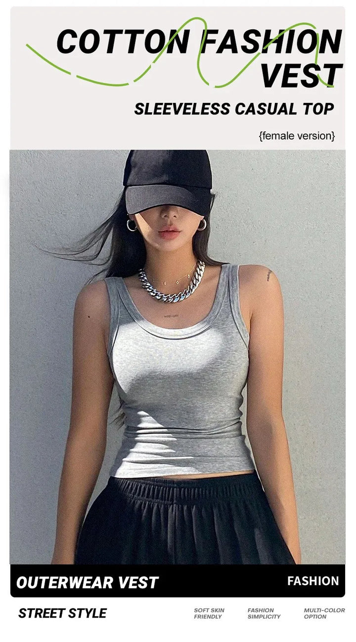 Signature Cotton Viscose Camisole Women&