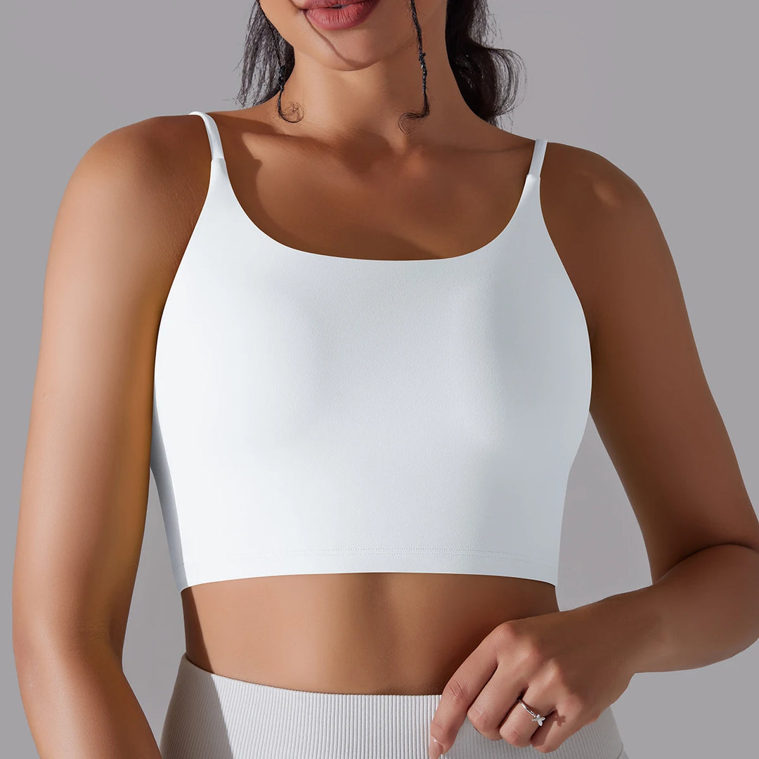 Women Yoga Bra Sports Underwear Soft Running Quick DryTank Top Fitness Gym Padded Bralette Shockproof Bra Beautiful Back