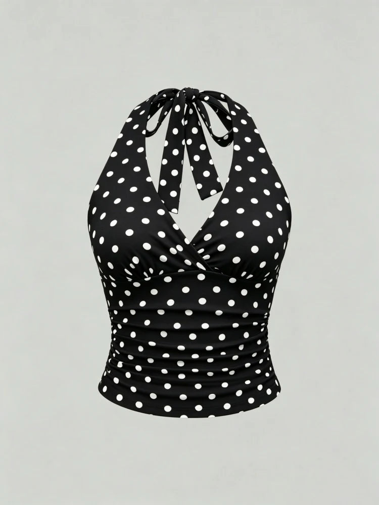 Soft Stretch Ruched Crop Top In Exclusive Fit