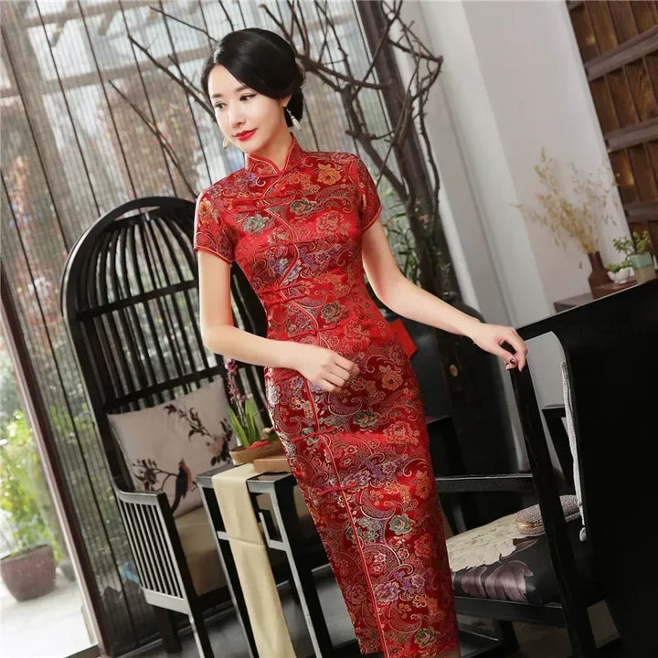Elegant Vintage Chinese Cheongsam For Party