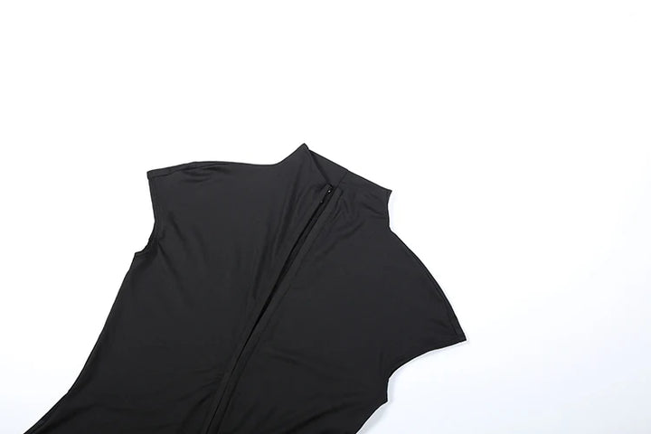 Elegant Asymmetrical Ankle Coquette Dress For