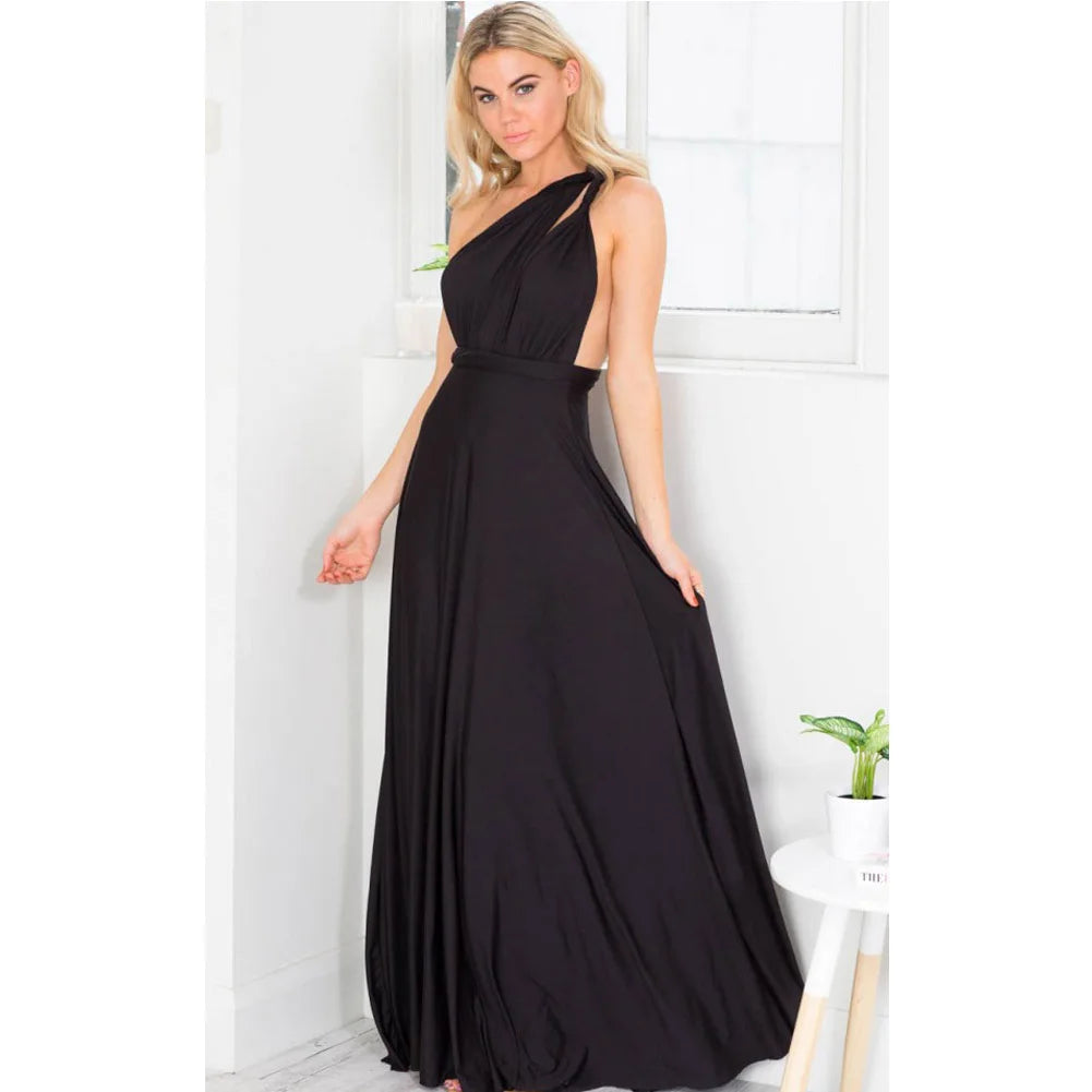 Sexy V Neck Maxi Dress With Straps For Summer Party