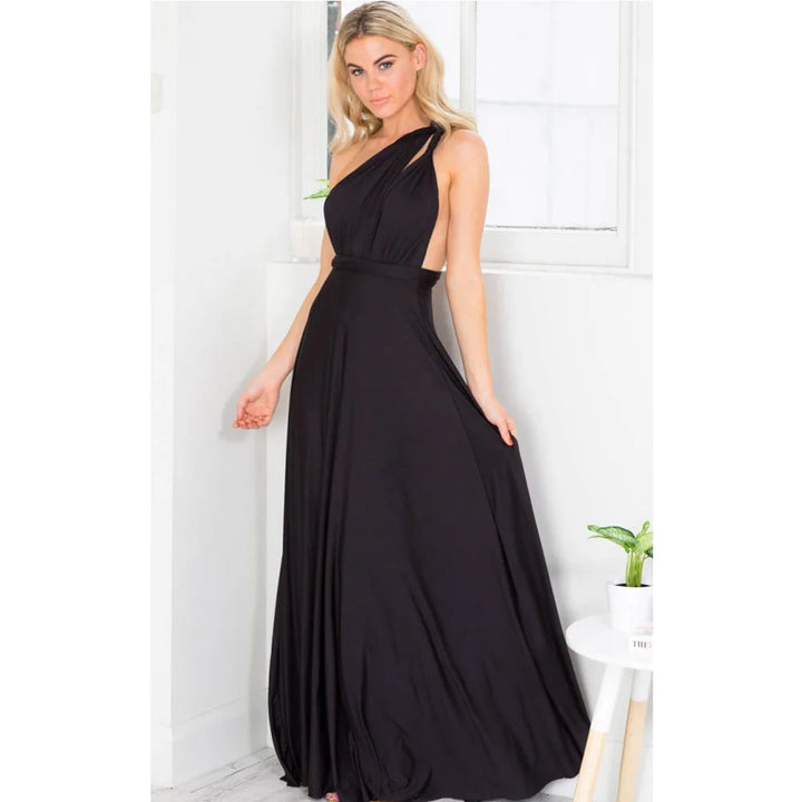 Sexy V Neck Maxi Dress With Straps For Summer Party
