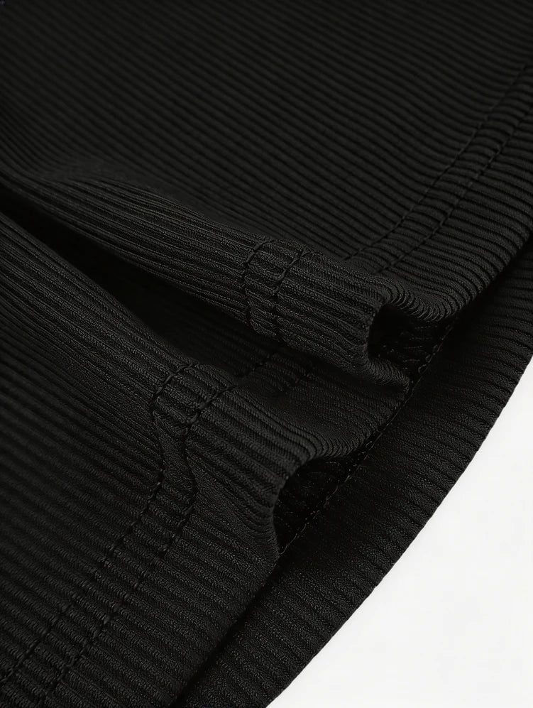Stylish Backless Polyester Top For Fitness Or