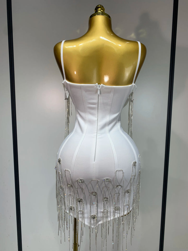 Kormanly Backless Mini Bodycon Dress