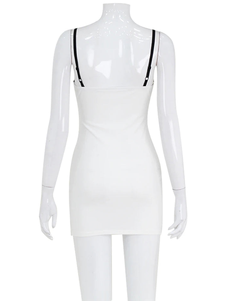 Limited Edition Beige Lace Patchwork Mini Dress