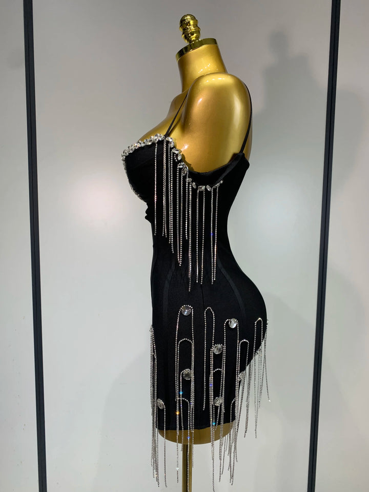 Kormanly Backless Mini Bodycon Dress