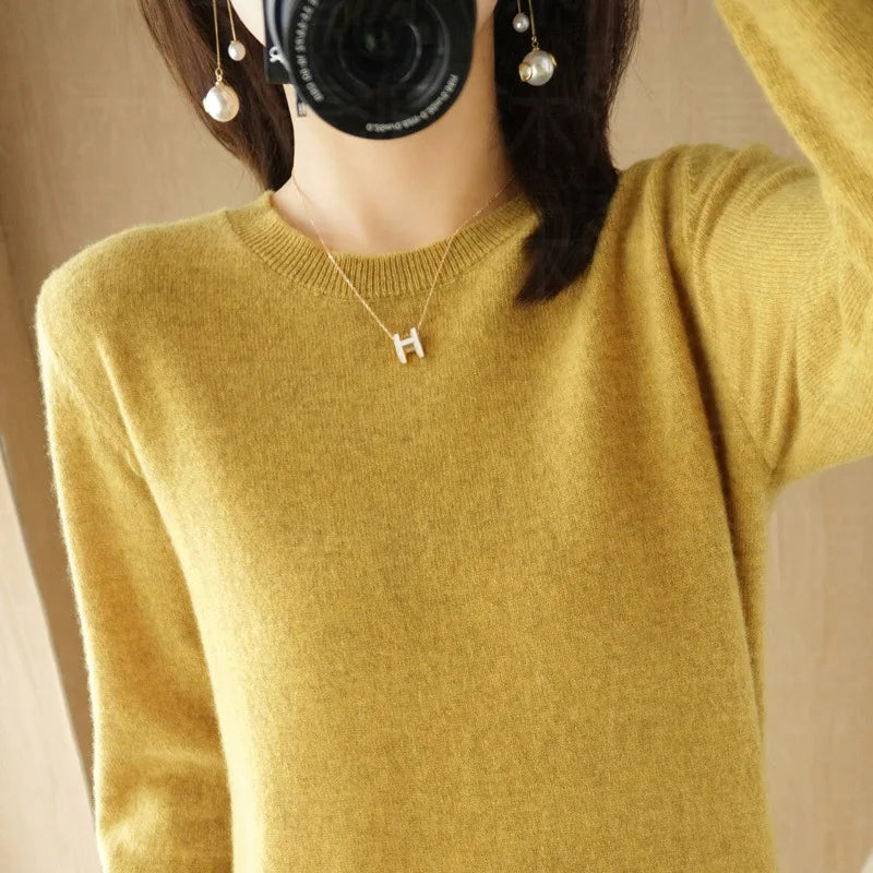 Autumn And Winter Cashmere Sweater Women&