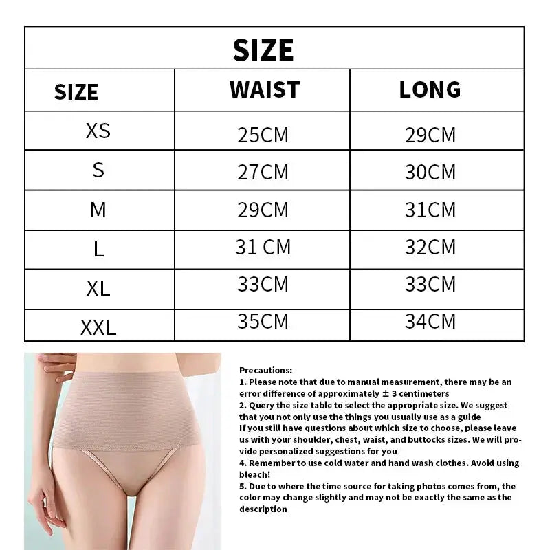 OWEQ High Waist Shaping Panties Elastic Waist Trainer
