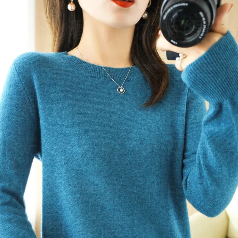 Autumn And Winter Cashmere Sweater Women&