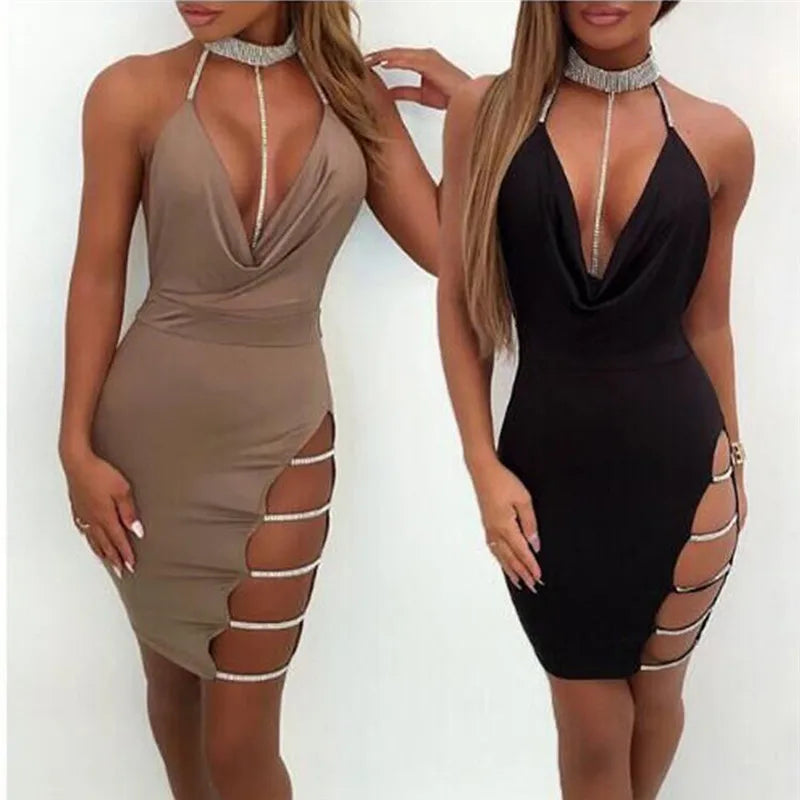 Exquisite Silver Bodycon Evening Dress For You