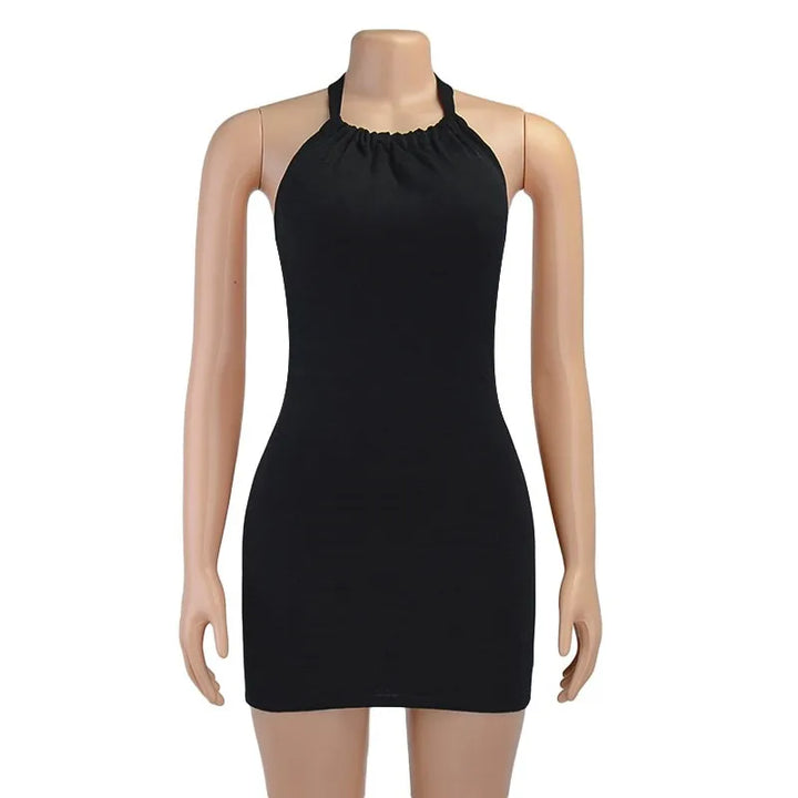 Chic Backless Bodycon Dress For Elegant Summer