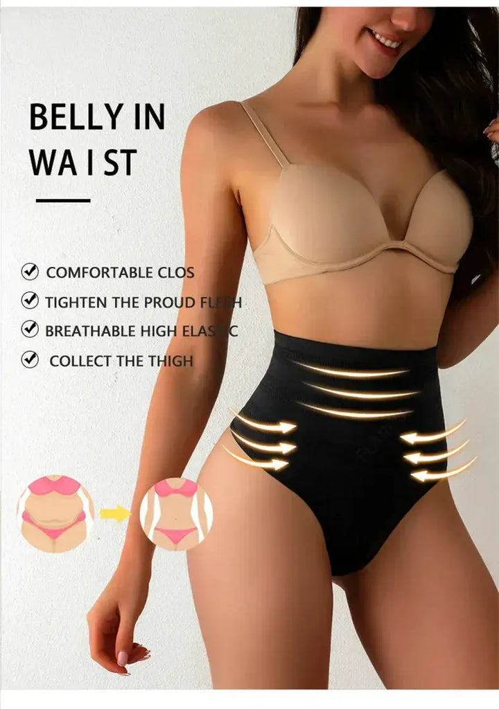 Flarixa Tummy Control Panties High Waist Belly Shaper