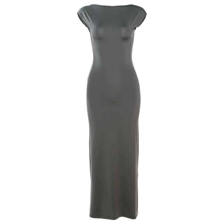 Signature Knit Long Dress Slim Fit Spring 2024