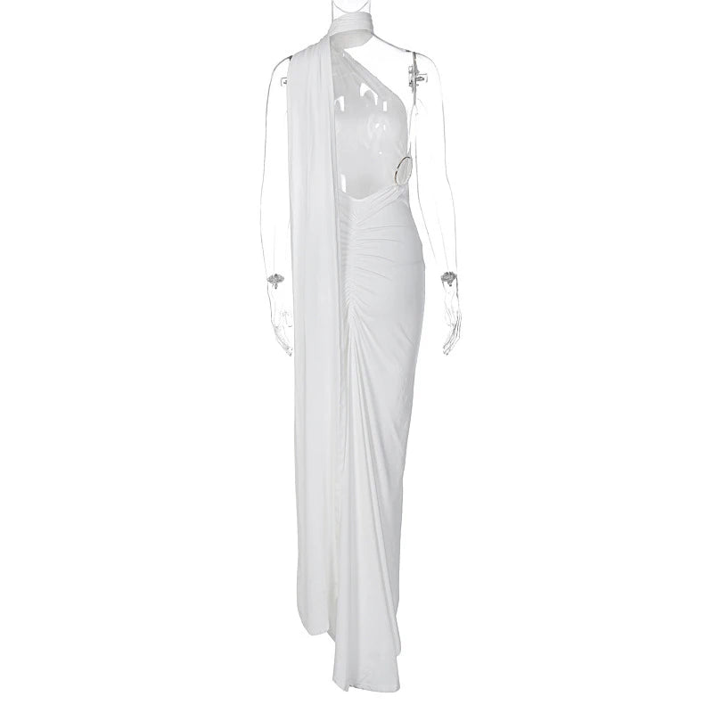 Todoblack Neon Y2K Signature Bodycon Maxi Dress