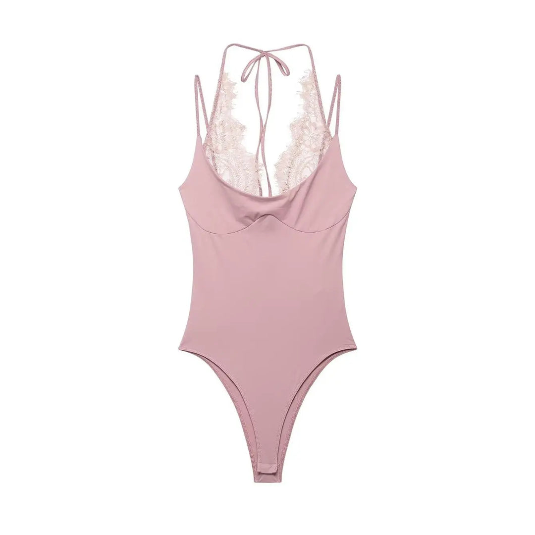 Sexy Slim Lace Bodysuit For Women Ch