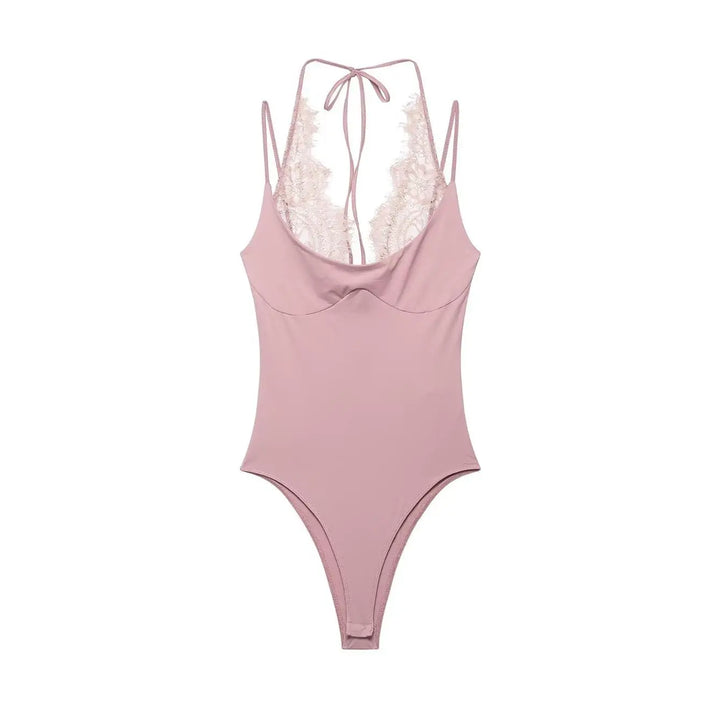 Sexy Slim Lace Bodysuit For Women Ch