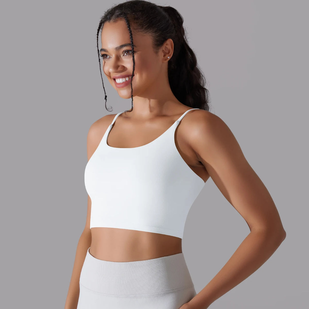 Women Yoga Bra Sports Underwear Soft Running Quick DryTank Top Fitness Gym Padded Bralette Shockproof Bra Beautiful Back