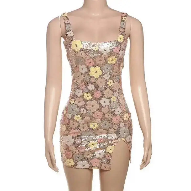 Feel Good Sequin Bodycon Nightclub Dress Women