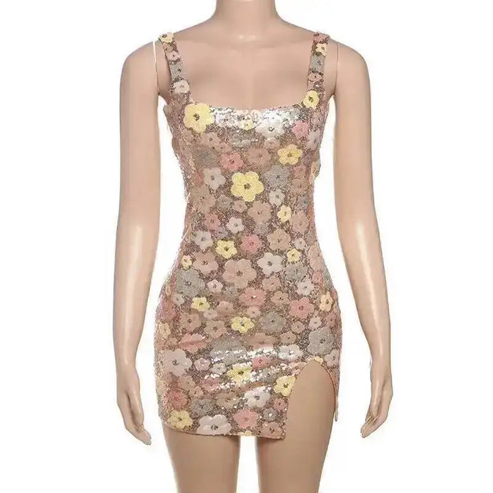 Feel Good Sequin Bodycon Nightclub Dress Women