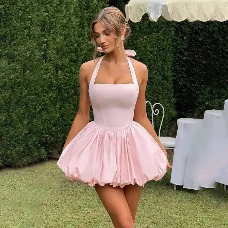 Avrilyaan Off Shoulder Backless A Line Party Dress
