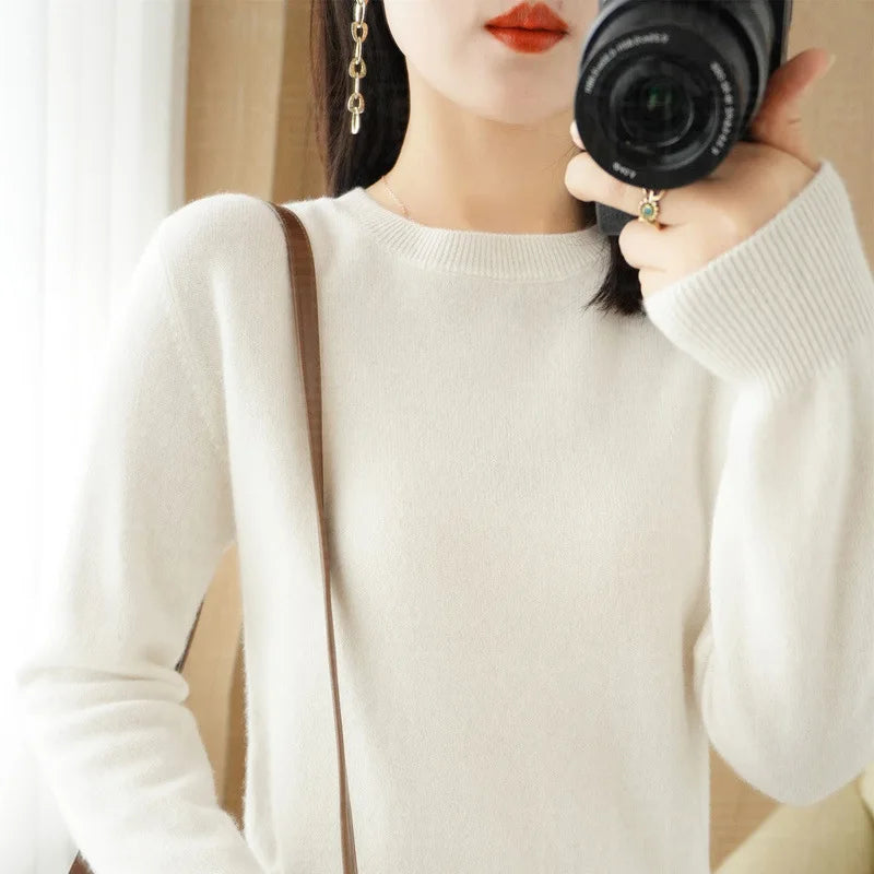 Autumn And Winter Cashmere Sweater Women&