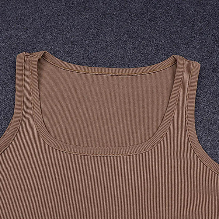 Stylish Summer Knit Bodycon Sleeveless Bodysuit