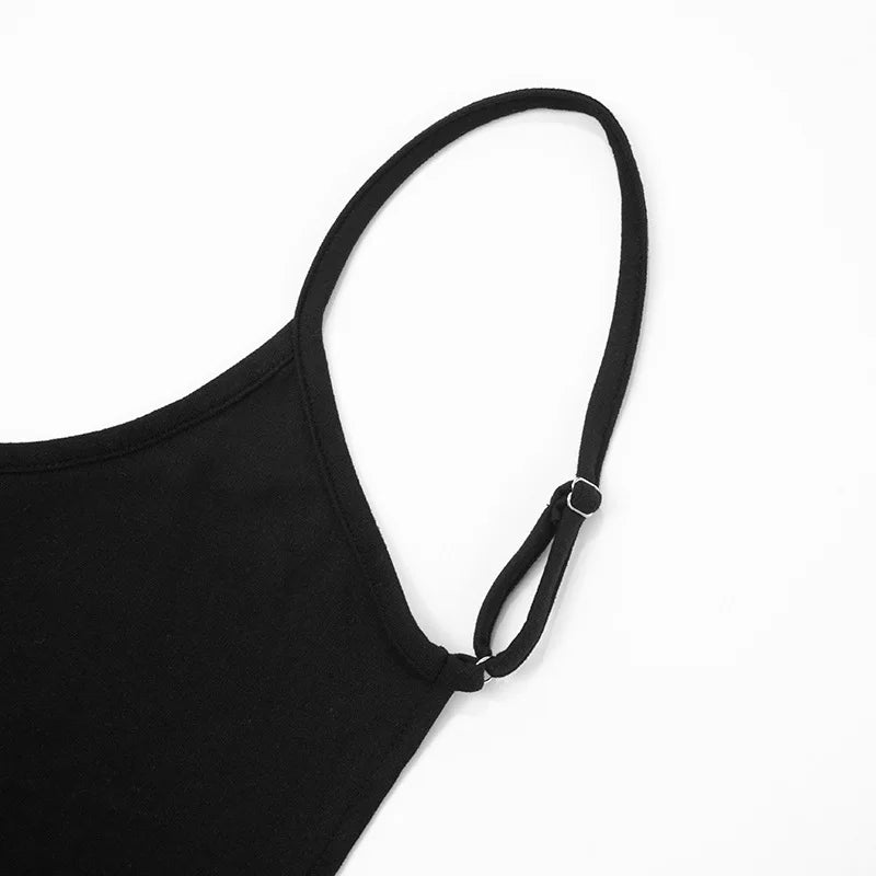 Limited Signature Black Backless Mini Dress