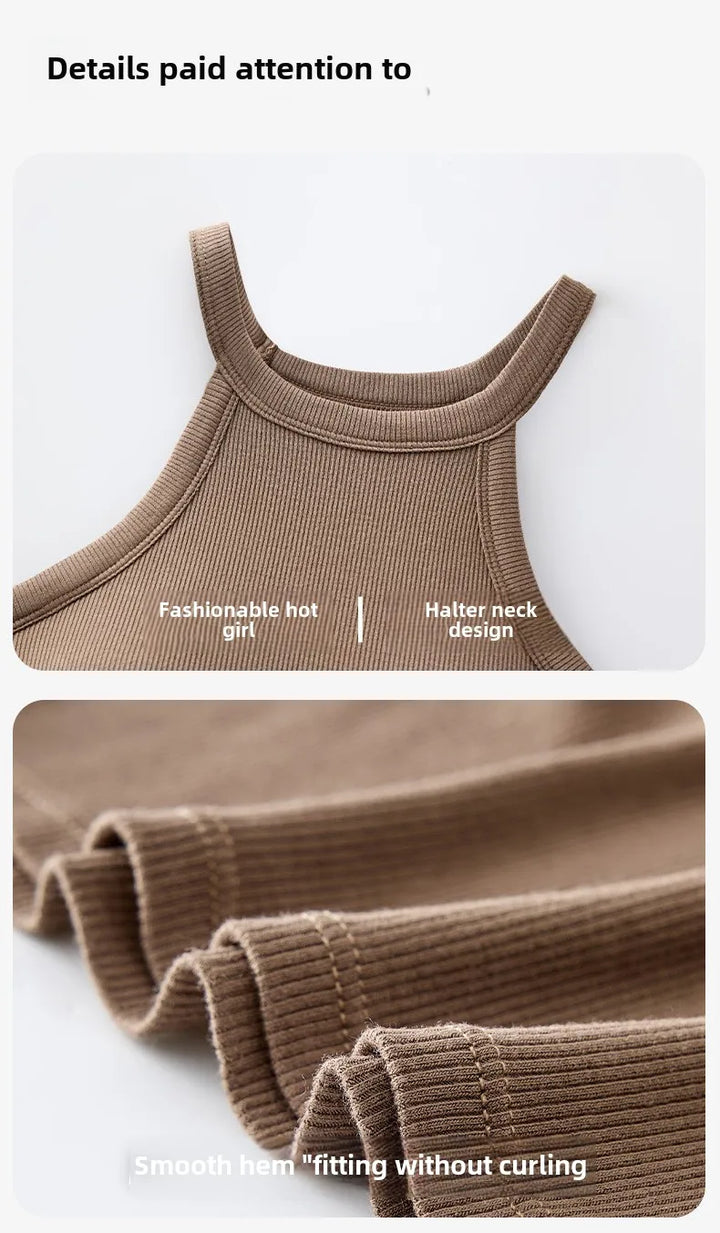 Ubowen Luxury Viscose Cotton Halter Camisole
