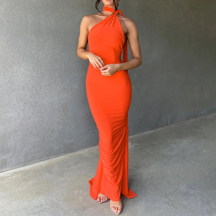 Todoblack Neon Y2K Signature Bodycon Maxi Dress