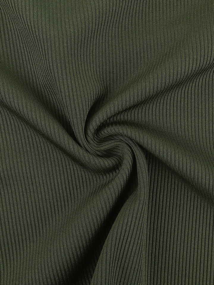 Stylish Backless Polyester Top For Fitness Or