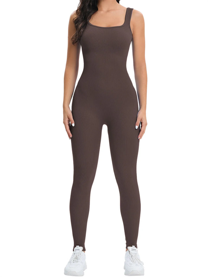 Seamless Ribbed Jumpsuit For Women. Feel Good Now