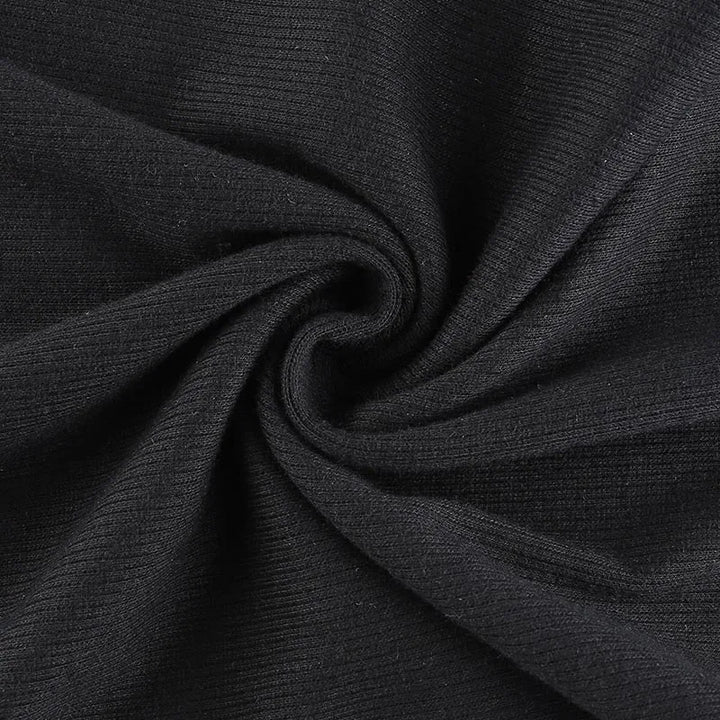 Premium Vintage Black Y2K Sleeveless Bodysuit High