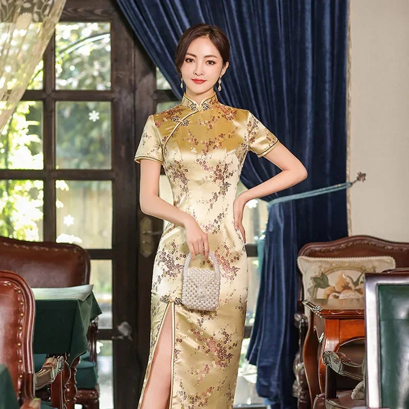 Elegant Vintage Chinese Cheongsam For Party